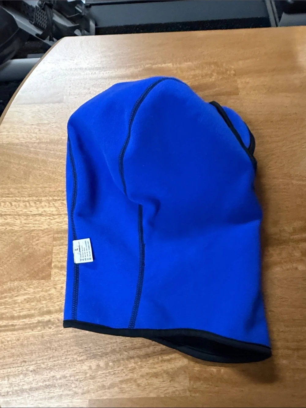 Extremities Black Fleece Balaclava with Orange Logo